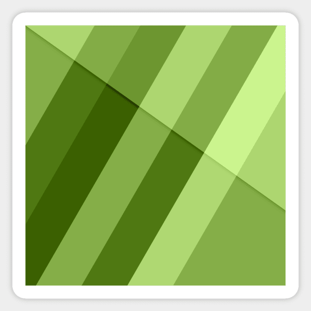 Greenery light green geometric lines Sticker by PLdesign